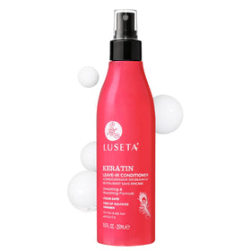 L LUSETA front bottle view showing product size and branding benefit: clear labeling