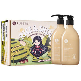 L LUSETA front packaging showing both bottles and benefits