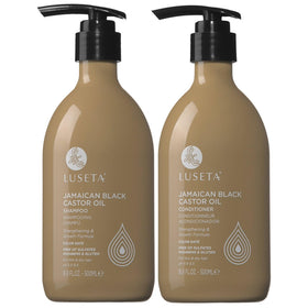 L LUSETA front packaging duo showing both 16.9oz bottles and full benefits