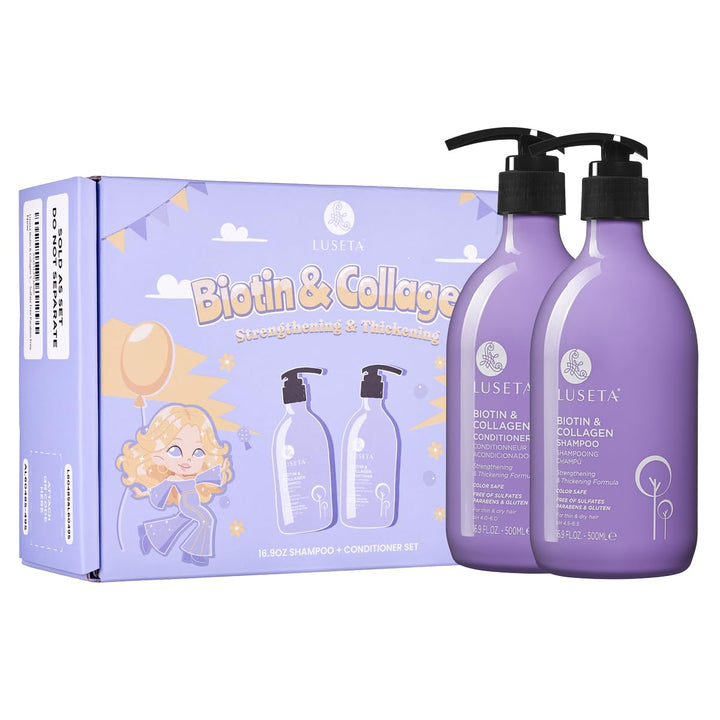 L LUSETA front packaging duo showing bottles and benefits