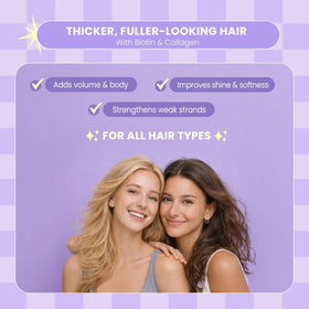 L LUSETA result on hair after use with added lift and healthy shine