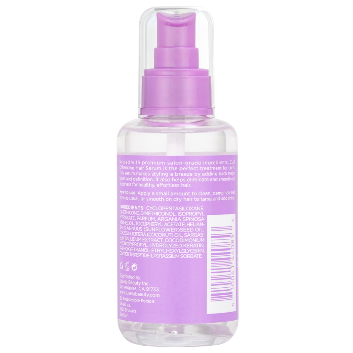 L LUSETA in bathroom setting illustrating daily curly-hair routine benefits