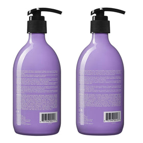 L LUSETA duo staged in bathroom lifestyle setting for everyday use