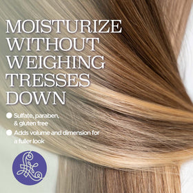 L LUSETA on bathroom shelf styled for routine use and visible grooming improvement