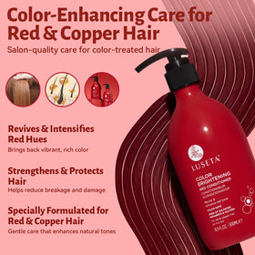 L LUSETA shampoo texture close-up showing creamy lather for gentle cleansing