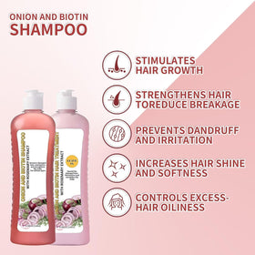 LMDGDS shampoo on bathroom shelf implying daily routine benefits
