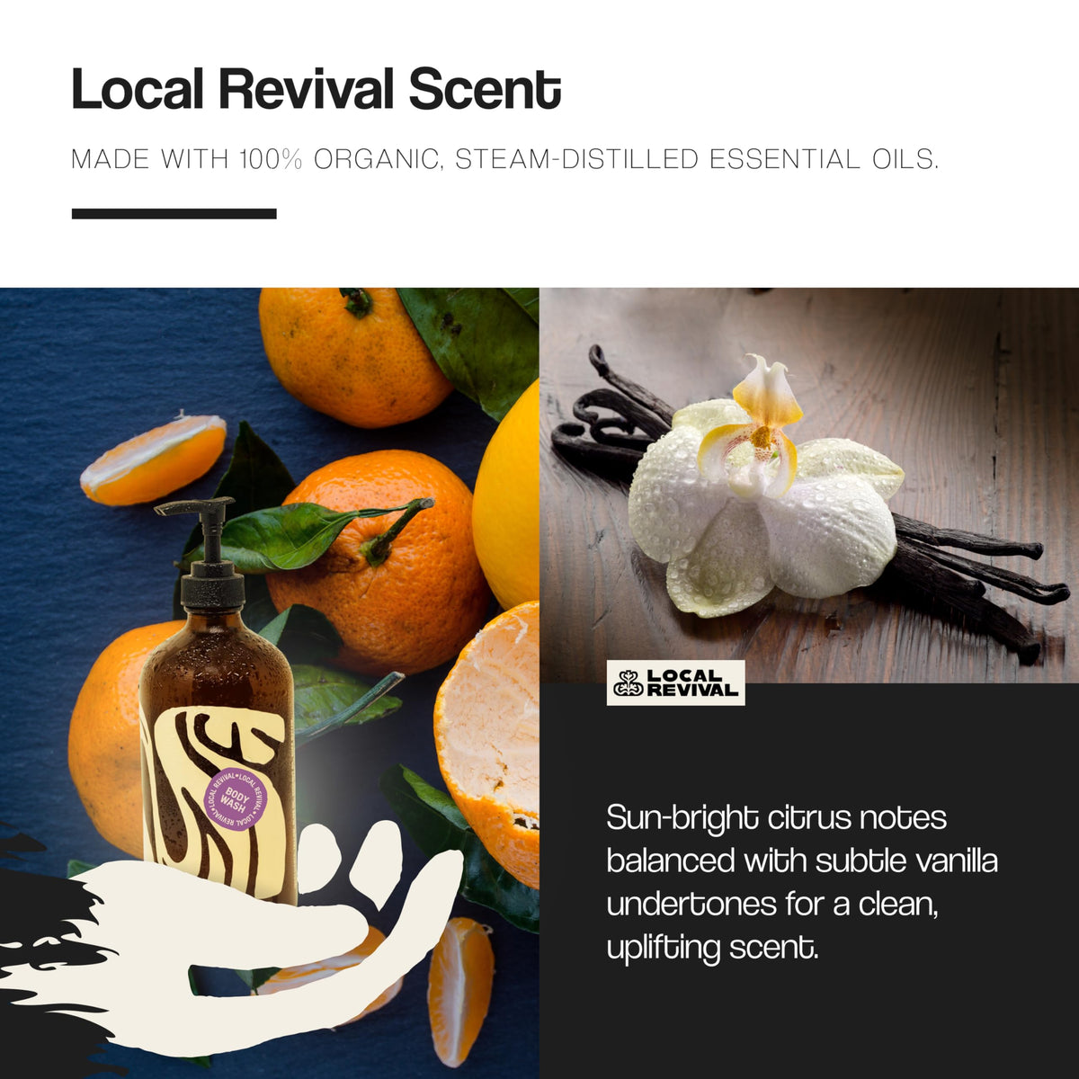 Local Revival creamy lather close-up demonstrating rich foam and easy spreadability