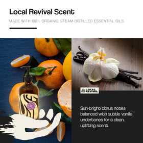 Local Revival creamy lather close-up demonstrating rich foam and easy spreadability