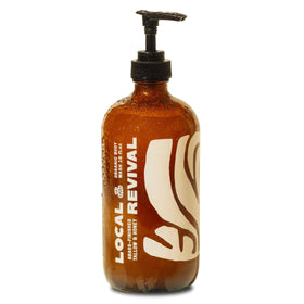 Local Revival front packaging showing 16oz tallow and honey body wash, clean presentation