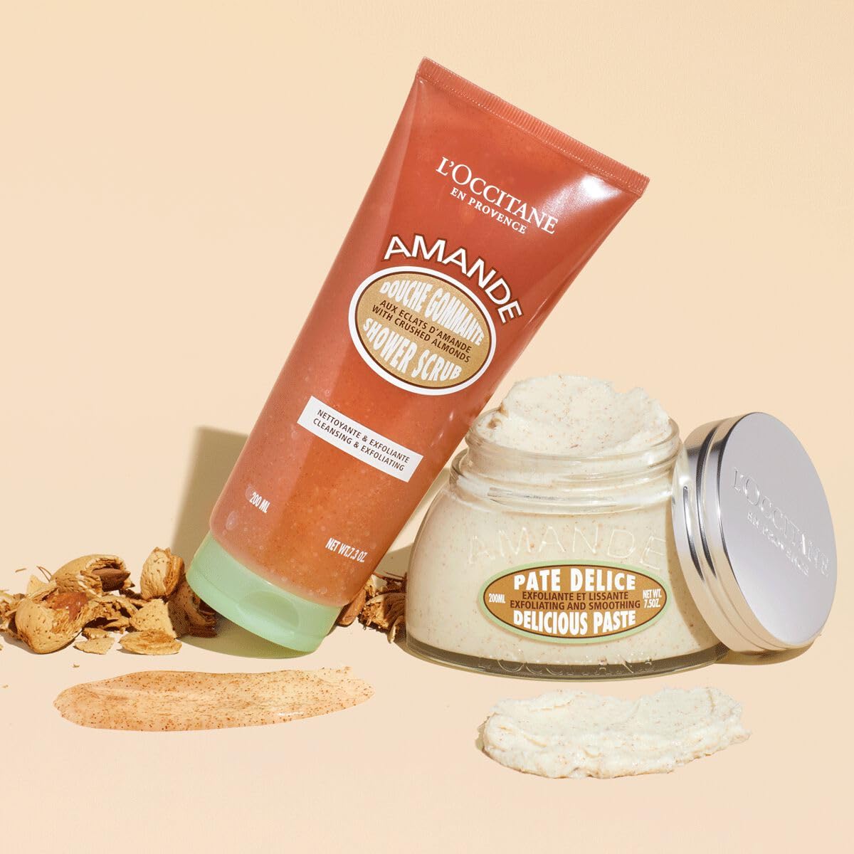 L'Occitane product label detail showing ingredients and brand, clarifying product identity