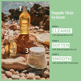 L'OCCITANE back-of-tube ingredient and directions view for clear usage guidance