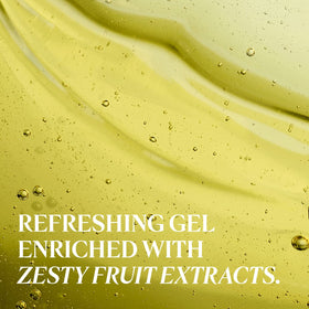 Close-up of pouch texture and cap showing L'Occitane refill detail