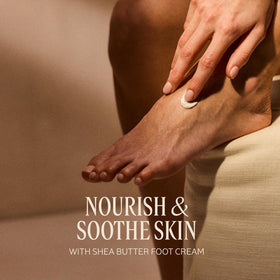 L'OCCITANE scoop of organic shea butter emphasizing nourishing ingredient