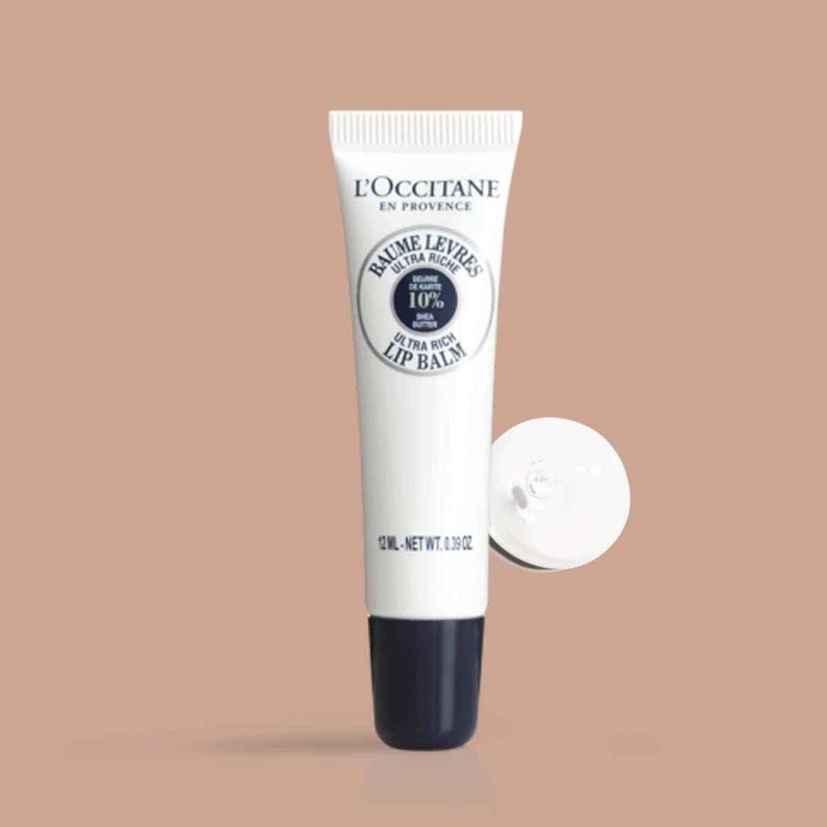 L'OCCITANE close-up shea butter texture highlighting rich moisturizing feel