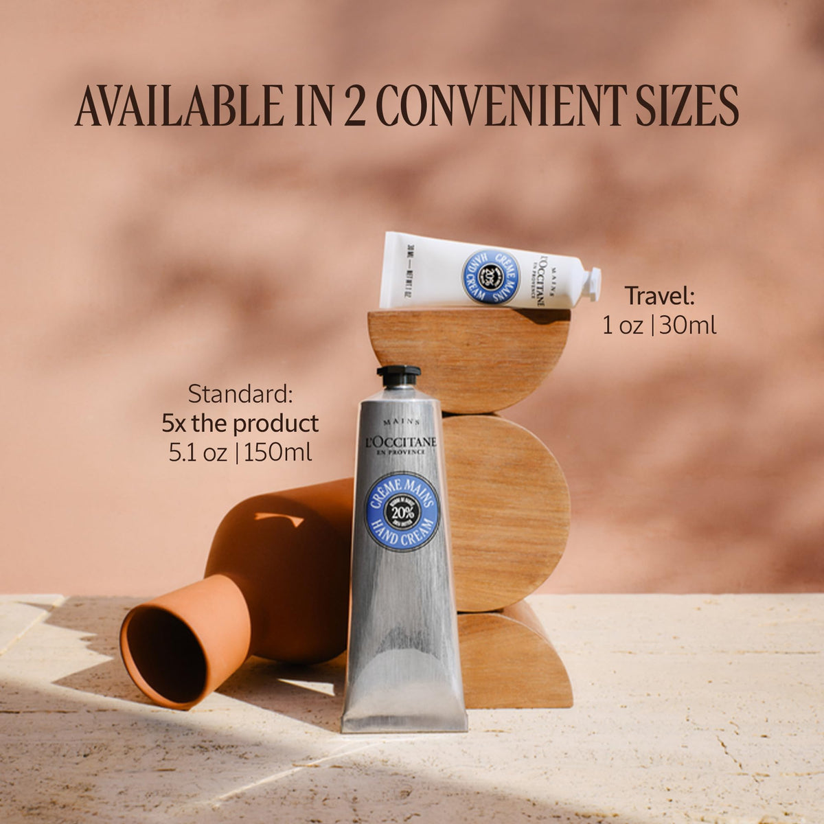 L'OCCITANE tube inside travel pouch ready for on-the-go hydration