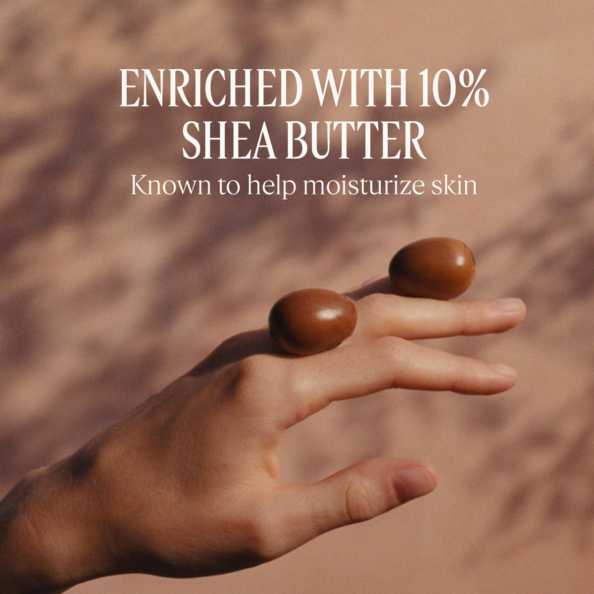 L'Occitane shea butter ingredient shot highlighting nourishing benefit