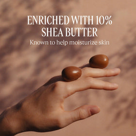 L'Occitane shea butter ingredient shot highlighting nourishing benefit