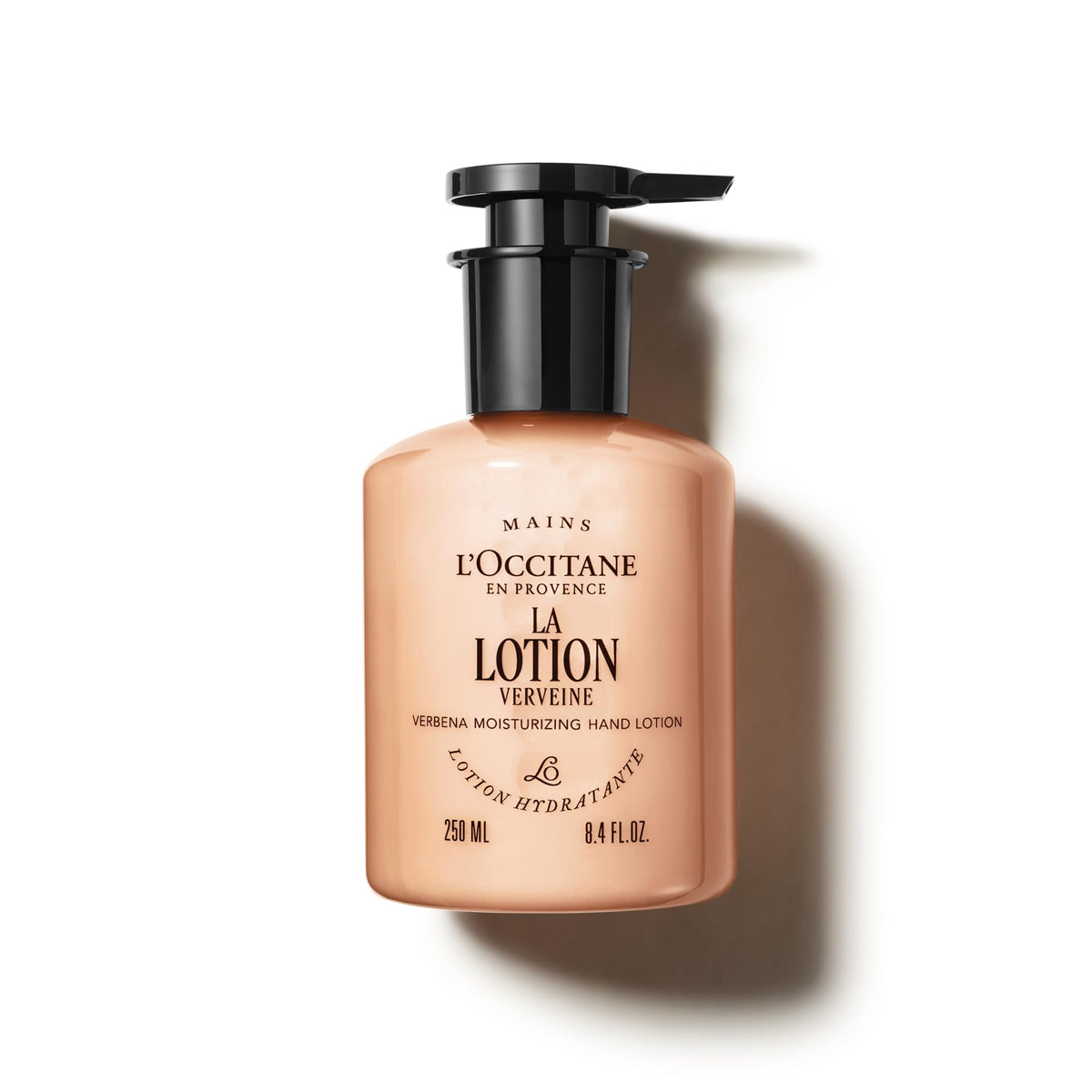 L'OCCITANE front packaging of shea verbena lotion shows product clarity and brand trust