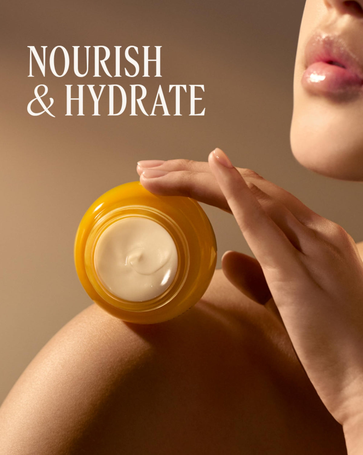 L'OCCITANE cream on bathroom shelf as part of a daily skincare routine for ease