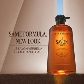 L'OCCITANE pump close-up demonstrating easy dispensing and hygiene