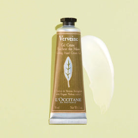 L'Occitane close-up texture of gel-cream highlighting lightweight hydration benefit