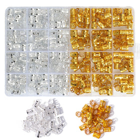 loceast front packaging showing gold and silver cuffs, easy selection