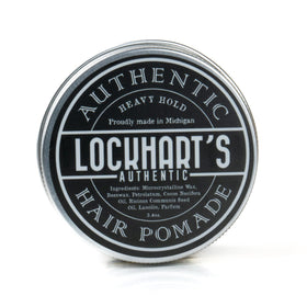 Lockhart's label detail with coco-vanilla scent emphasizing aroma benefit