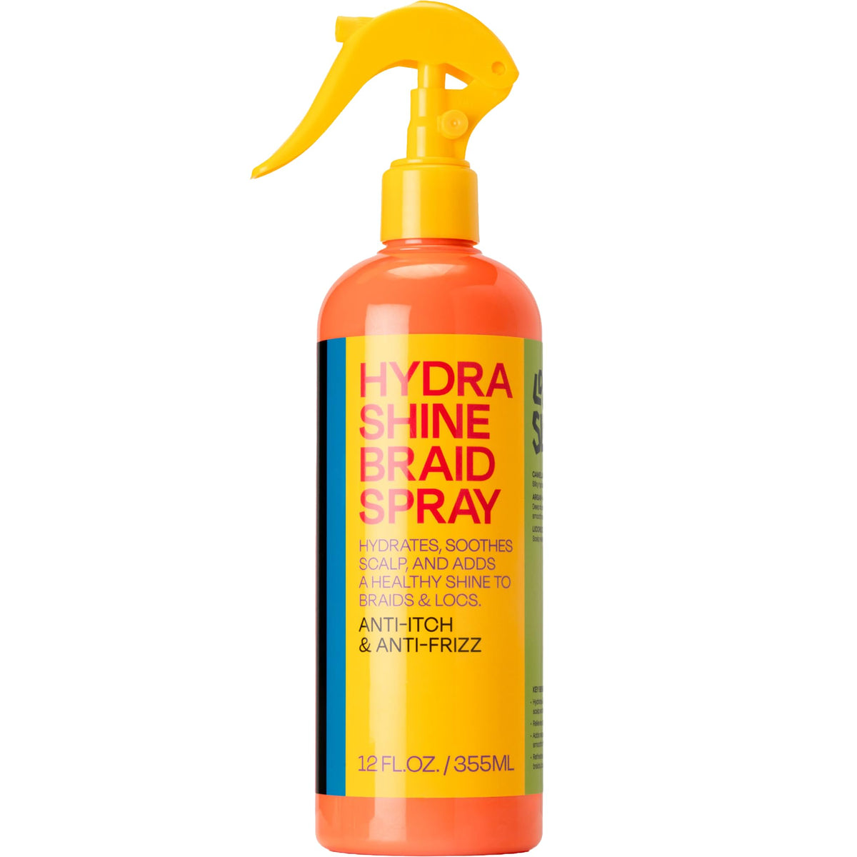 LOCK'N SLEEK front bottle showing label and 12 oz size benefit