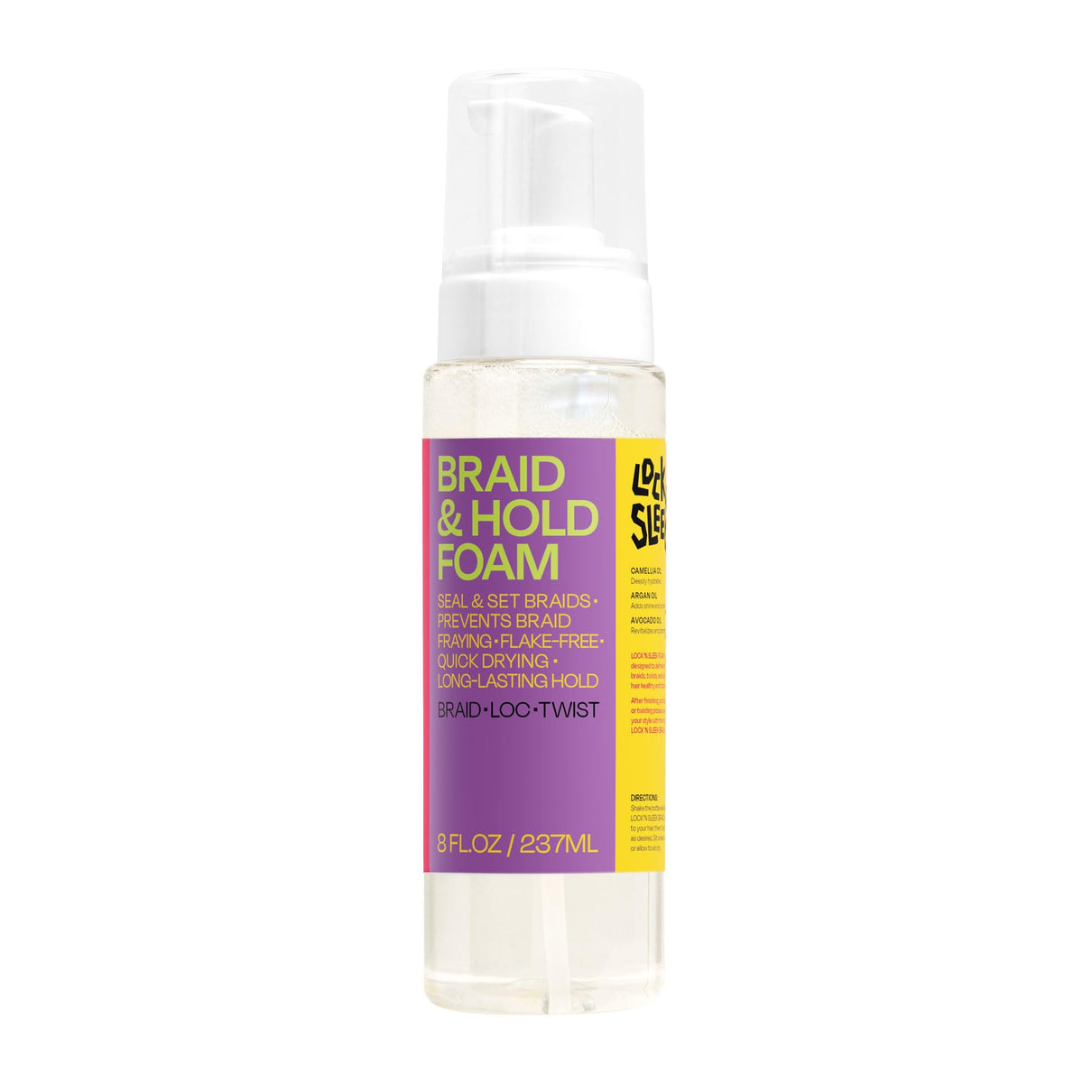LOCK'N SLEEK front bottle image showing packaging and product clarity benefit