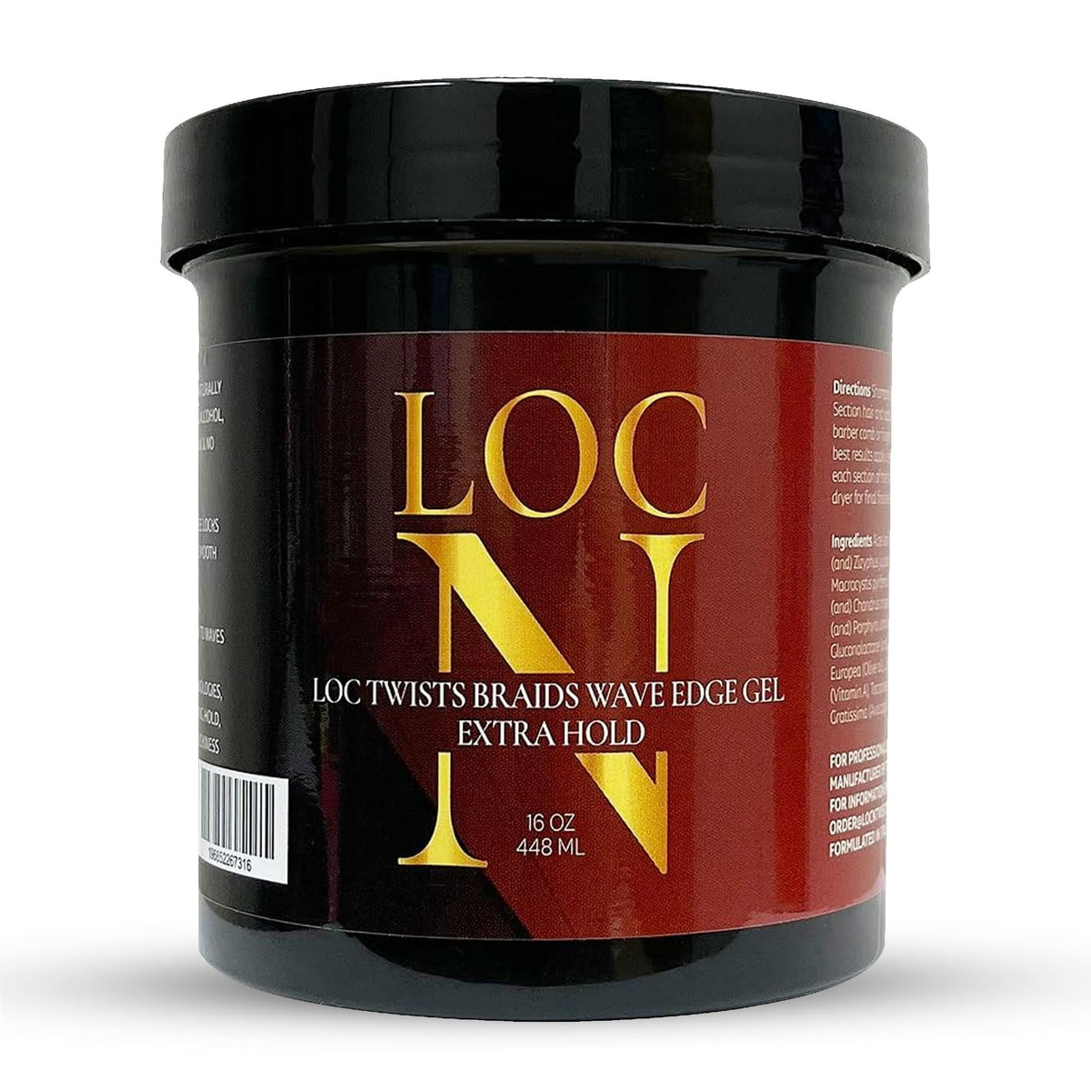 LOCN gel texture closeup highlighting smooth, non-greasy hold