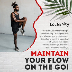 Locsanity before and after locs refresh showing improved softness and shine