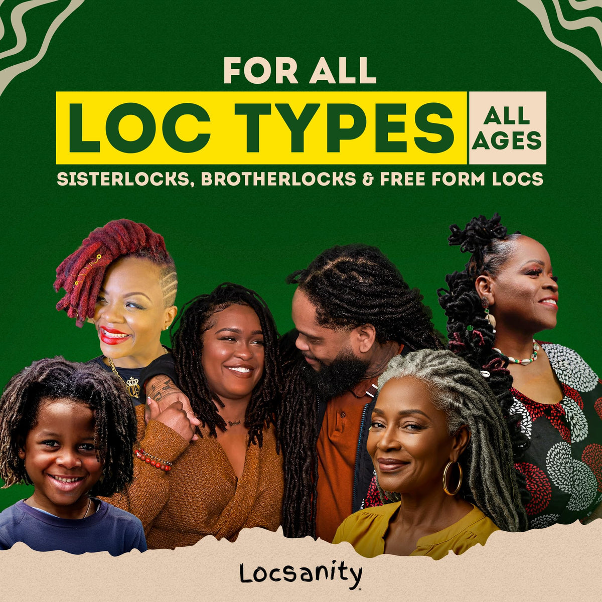 Locsanity before and after locs showing improved clarity and reduced buildup