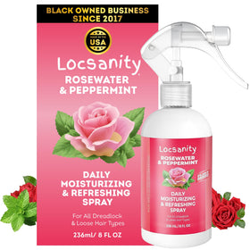 Locsanity front packaging showing bottle and label benefits