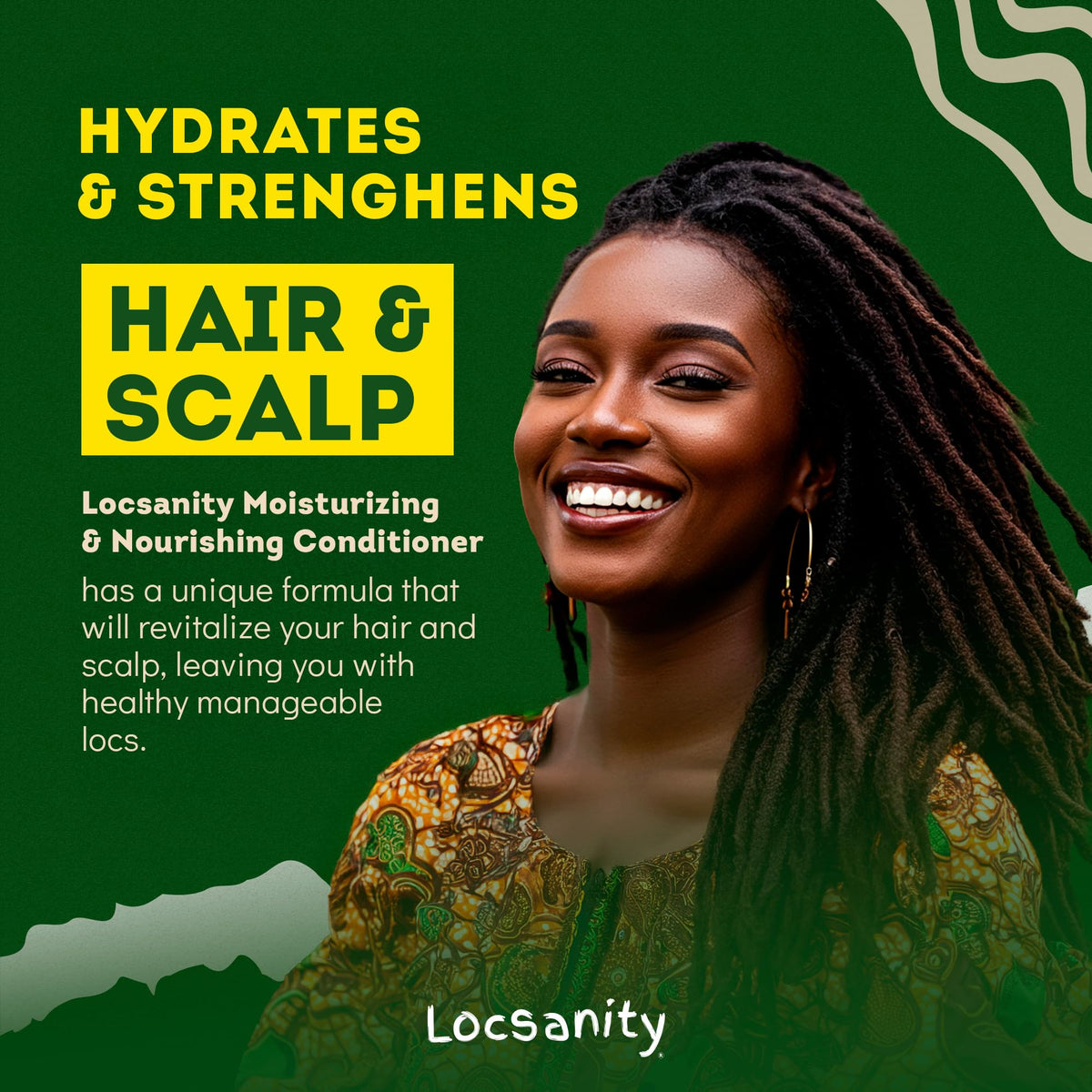 Locsanity rosewater and peppermint ingredients visual suggesting soothing benefits