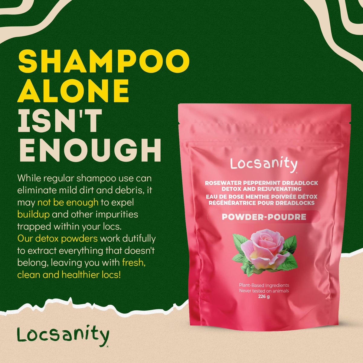 Locsanity lifestyle spa setting with aromatherapy hint promoting relaxing detox
