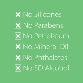 LOCssentials bottle label close-up lists peppermint and tea tree