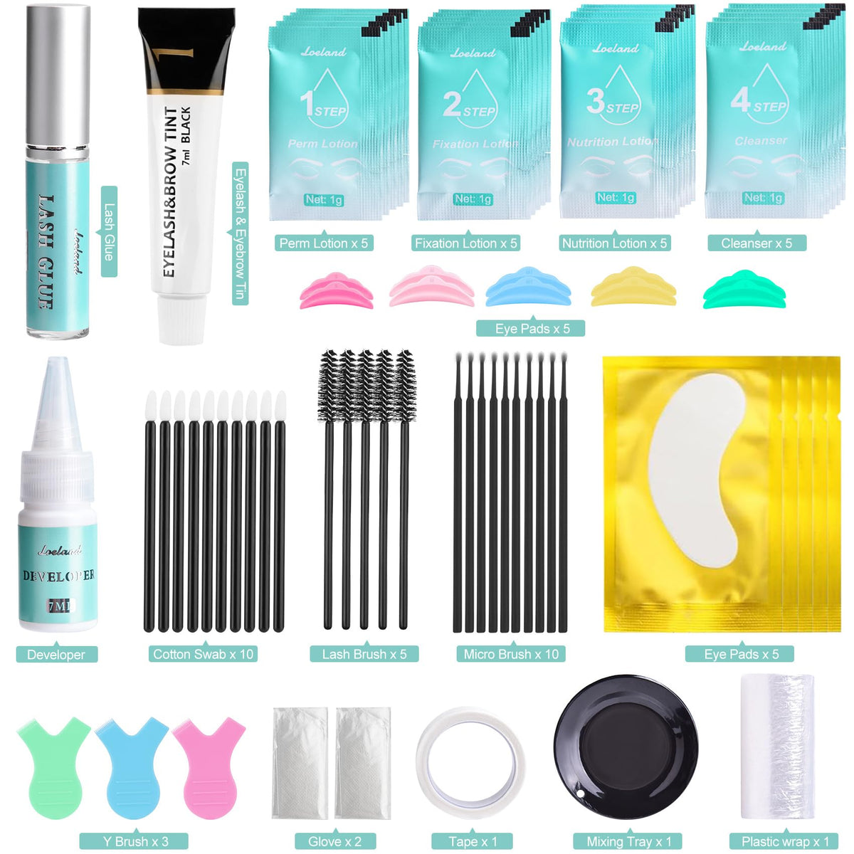 Loeland close-up of lotions and tubes highlighting gentle conditioning formula