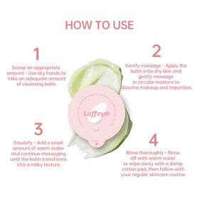 Loffeyo ingredients label highlighting pomegranate extract and antioxidant benefits in formula
