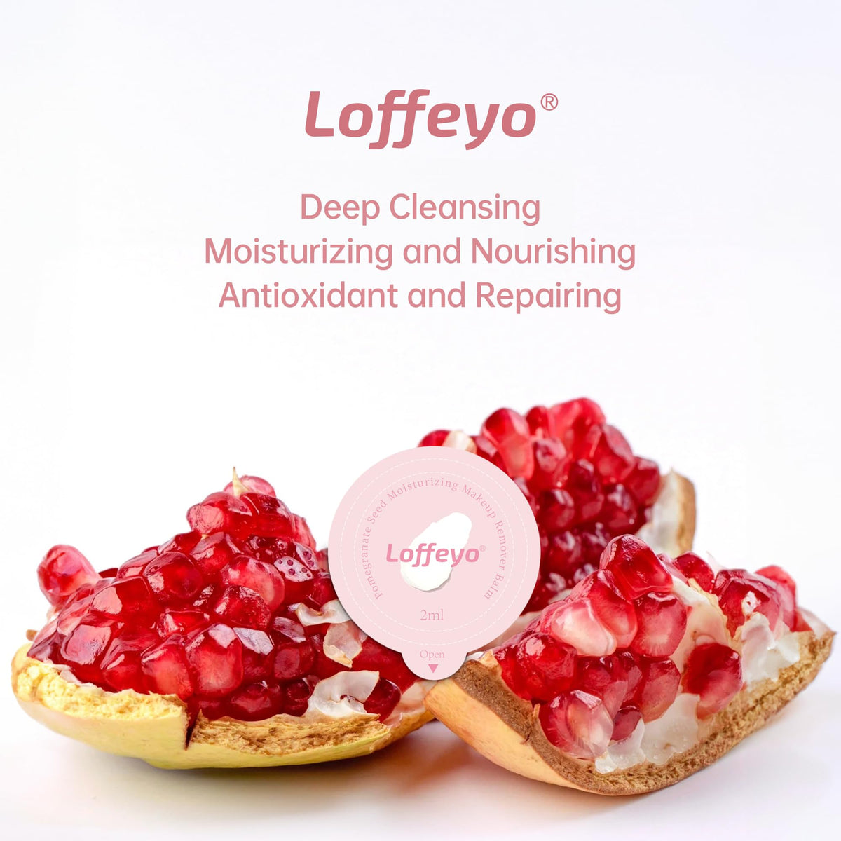 Loffeyo pod in hand to show size and single-use portion for hygienic, no-waste cleansing
