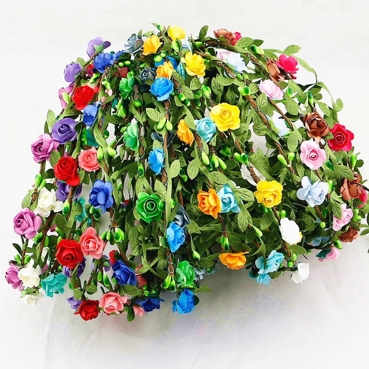 loghohu headband diameter next to ruler showing 18 cm size fit