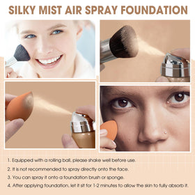 LOKFAR before and after split face, demonstrates concealing and smoothing benefit