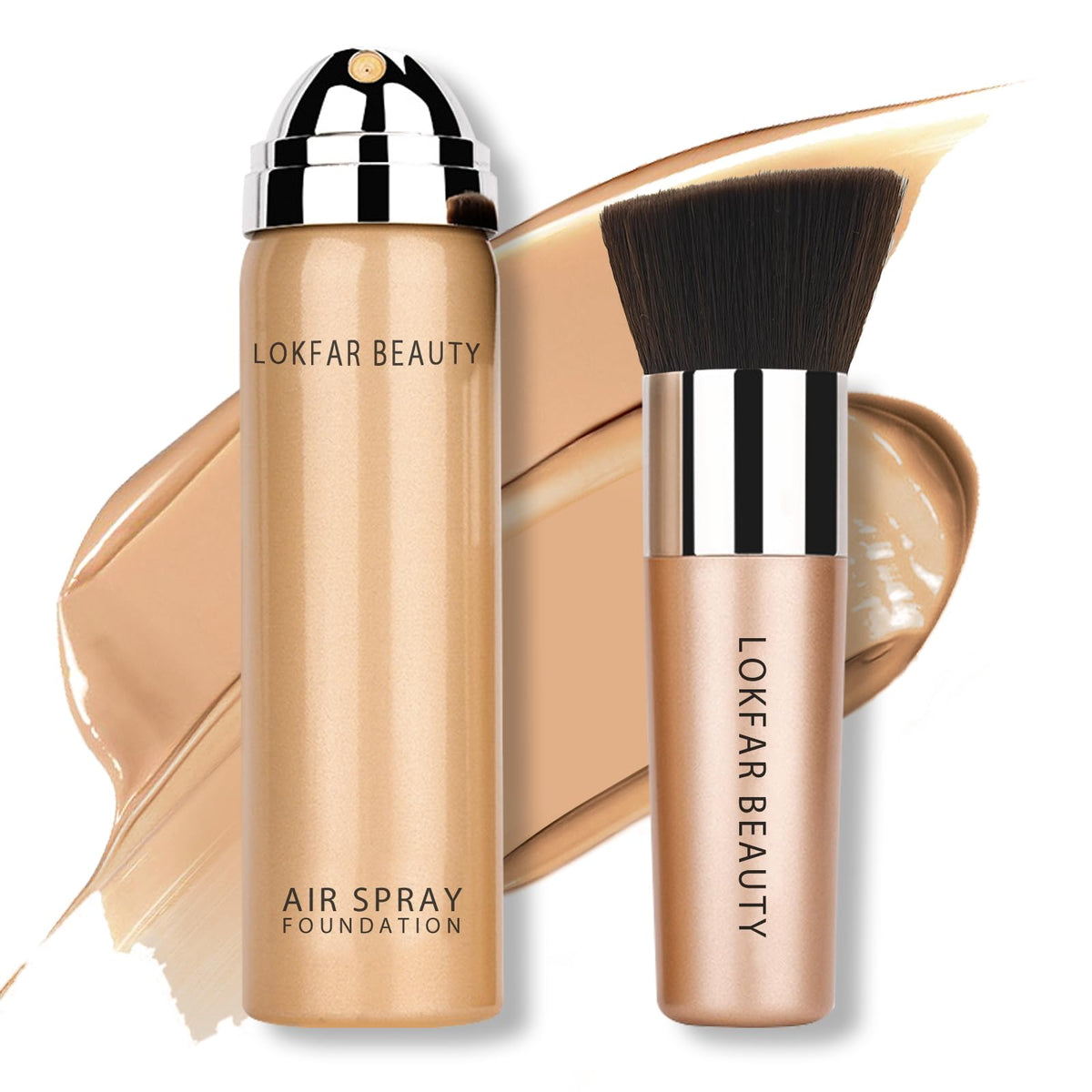 LOKFAR front packaging with bottle and brush showing convenient kit benefit