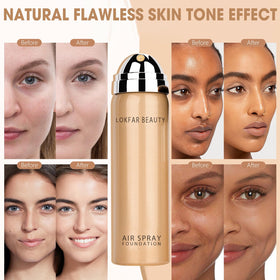 LOKFAR texture on skin application illustrating seamless finish benefit