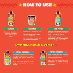 Lola in-shower use image showing clean rinse and frizz control benefits
