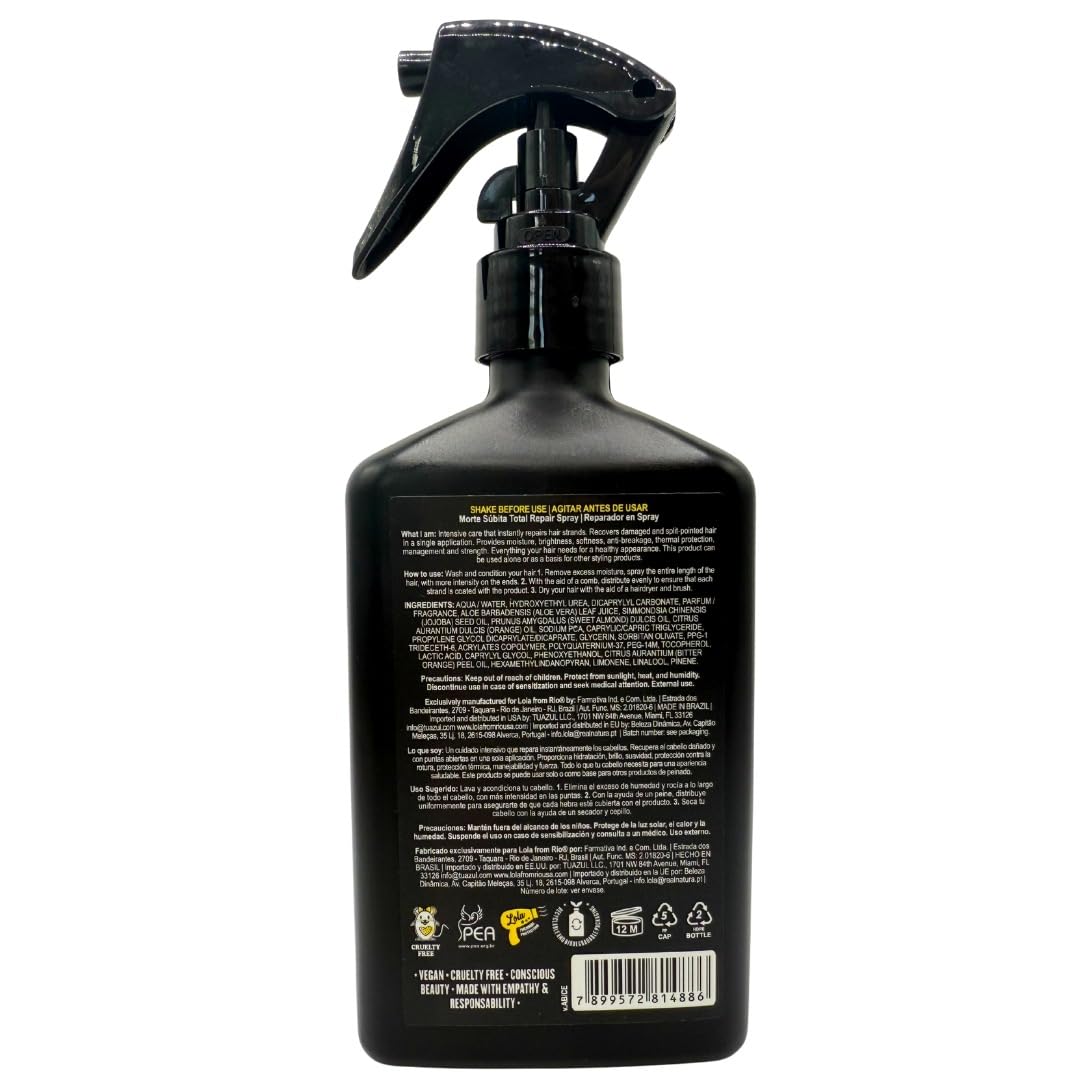 Lola From Rio spray nozzle close-up illustrating precise, even product delivery