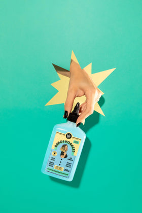 Lola product texture on palm illustrating lightweight reparative formula