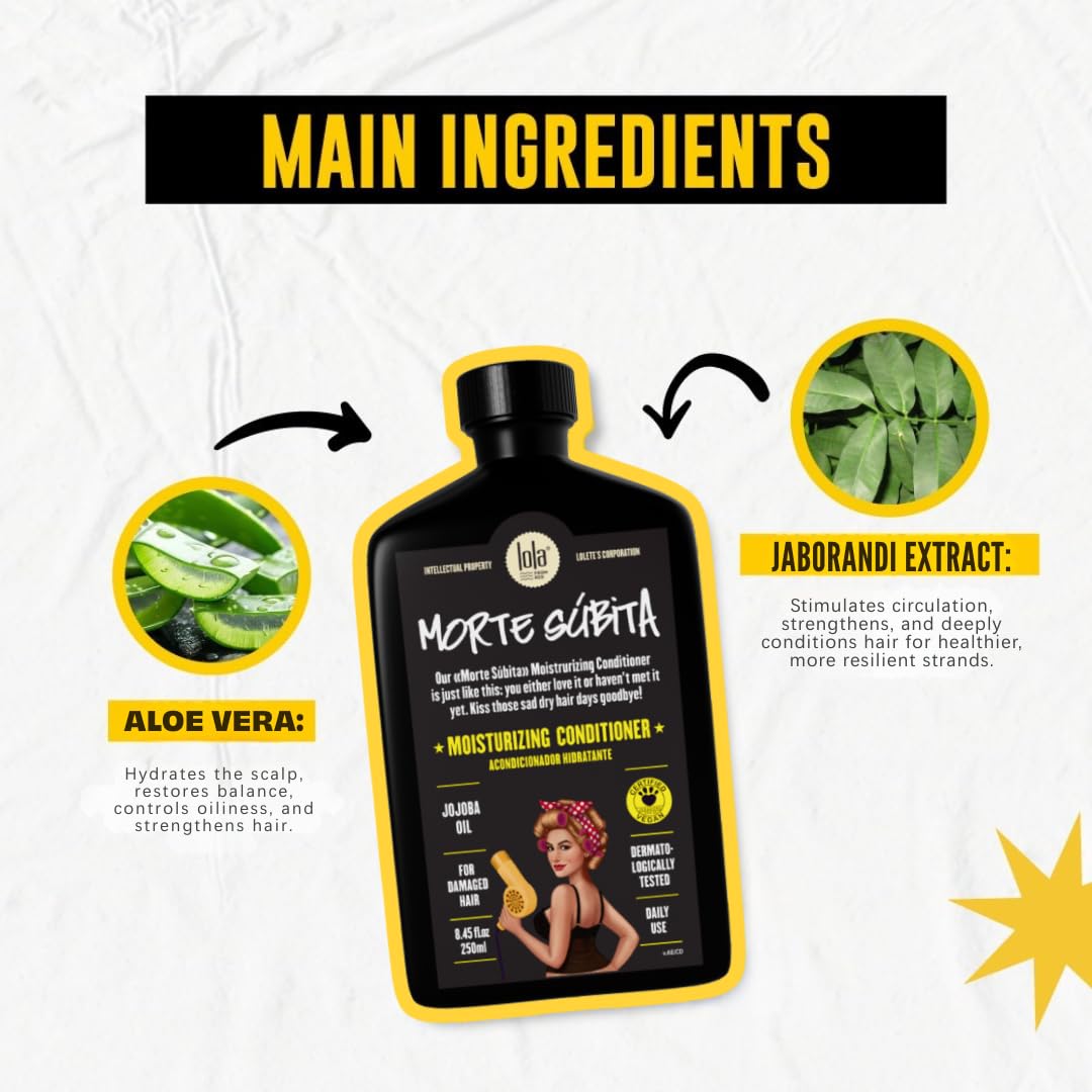 Lola conditioner in use in shower demonstrating slip and conditioning benefit