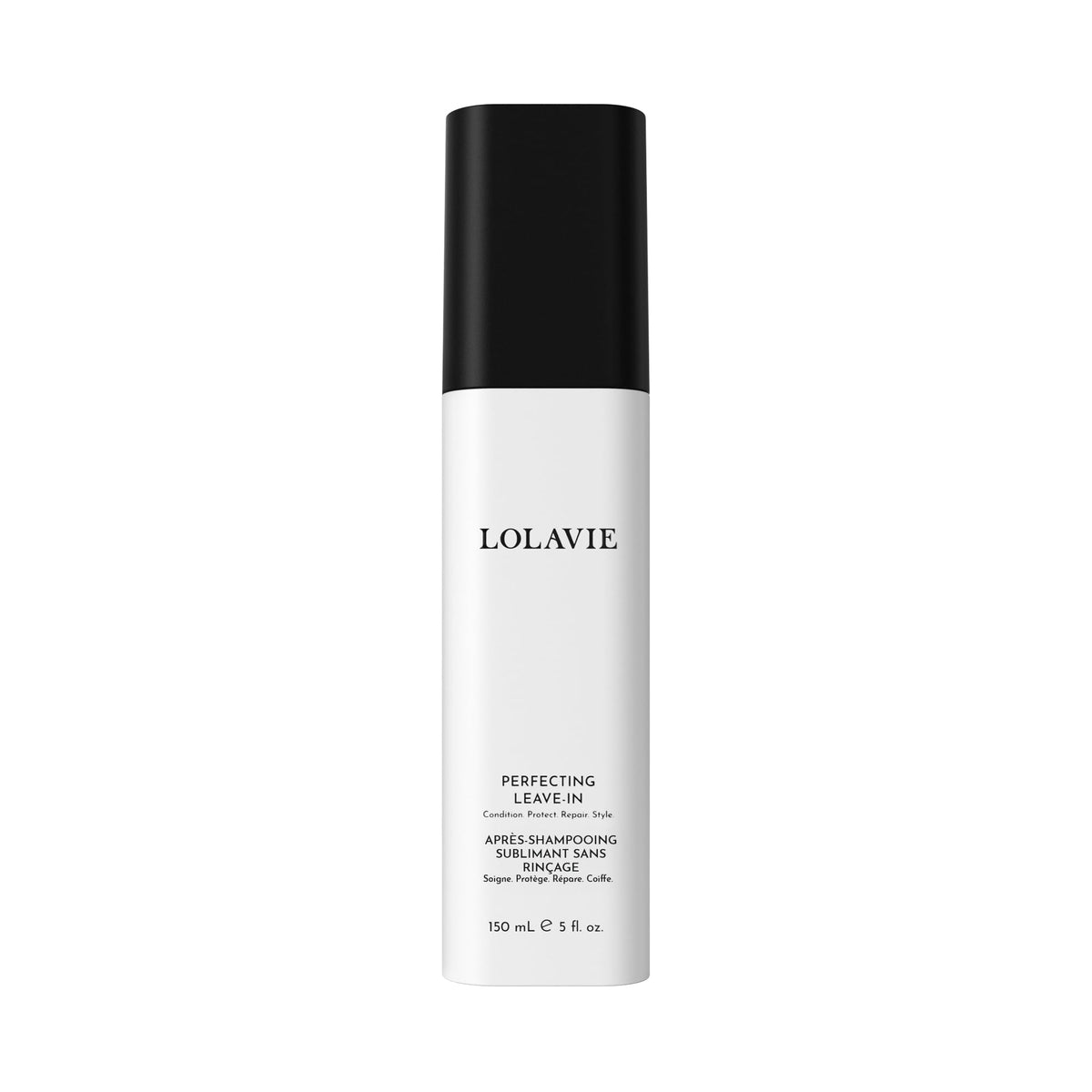 LolaVie front bottle showing label and 5 oz size benefit of easy identification