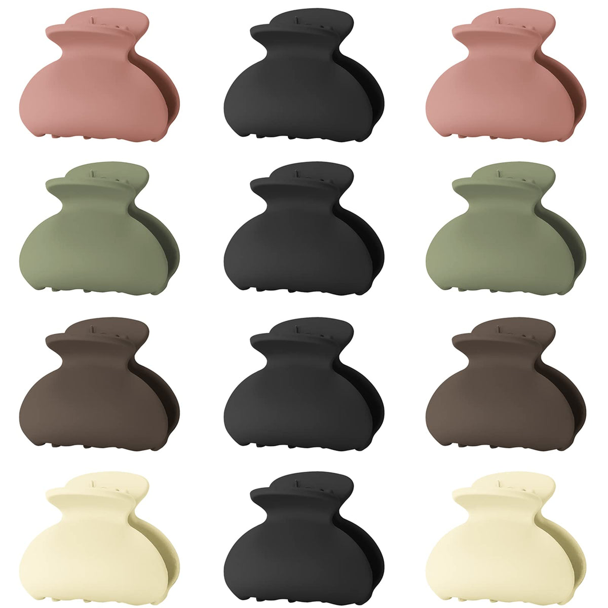 Lolalet front packaging view showing 12 pastel clips and secure hold