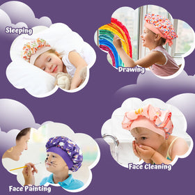 Lolalet wide milk-silk elastic band detail, secures bonnet comfortably